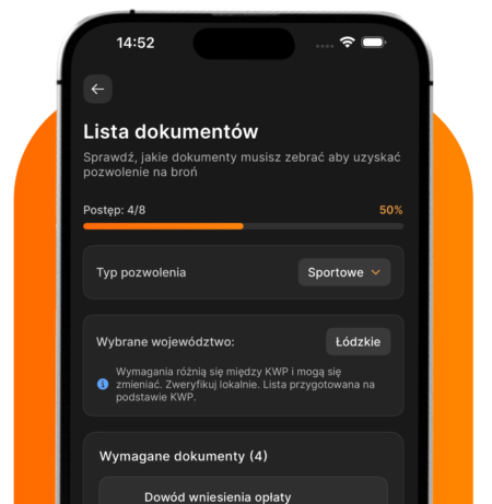 Checklista wymaganych dokumentów