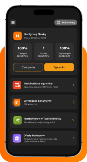 Main dashboard kompas strzelecki