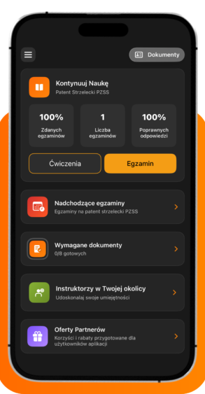 Main dashboard kompas strzelecki
